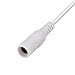 WILDHD Power Extension Cable 16.5ft, 2.1mm x 5.5mm Plug Compatible with 12V DC Adapter Cord for CCTV Security Camera, IP Camera, Standalone DVR(16.5ft White)