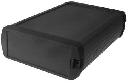 Caja de aluminio – negro – 190 x 122 x 47 mm: Amazon.es: Bricolaje y herramientas
