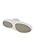 White Bride & Bridesmaid Fold Up Ballet Flats-Foldable Bridal Wedding Party Shoes with Bride Print-Cute Purse unfolds into a Tote Carry Bag(Medium Size 7-8)