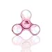 Auwer LED Light Fidget Hand Spinner Finger Spinner Toy Ultra Fast Bearings Dustproof Ultra Durable Stress Reducer EDC Fingertip Gyro For ADD,ADHD,Anxiety,Boredom and Autism Adults(Rose Gold)