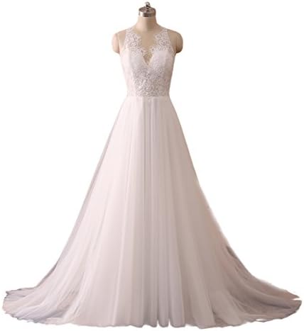 ASA Bridal Women's Vintage Cap Sleeve Lace Wedding Dress A Line Evening Gown