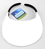 The No Headache Visor-Midsize, White