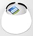 The No Headache Visor-Midsize, White