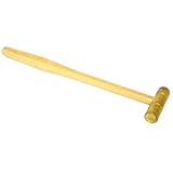 Jeweler's Brass Hammer 80g 4 oz Hardwood Handle