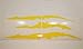 Claw Marks Headlight Decal Available in Twelve Colors!. Genuine ViaVinyl Brand Vinyl Sticker/Decal for Sports Cars (Yellow)