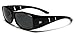 Barricade Polarized Oval Rectangular Fit Over Glasses Sunglasses