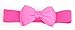 Aivtalk Solid Bow knot Women's Buckle Stretch Waist Belt Cinch, Deep Pink, Length: 23.62~31.50inch Width: 1.57inch