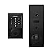 Schlage Connect Smart Deadbolt with Century trim in Matte Black, Zigbee Certified - BE468GBAK CEN 622