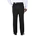 Haggar mens Big-tall Premium No Iron Khaki Classic-fit Expandable-waist Flat-front dress pants, Black, 56W x 32L US