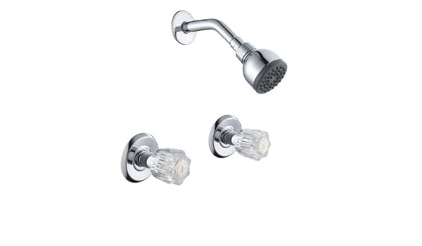 Glacier Bay Aragon 2 Handle 1 Spray Shower Faucet In Chrome