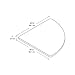 Bush Business Furniture Series A Collection 27W Corner Connector in Hansen Cherry