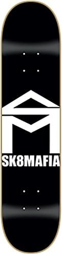 Sk8mafia House Deck 8.0 Black White Skateboard Decks
