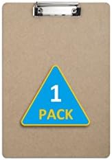 Hardboard Clipboard With Low Profile Clip, Letter Size A4