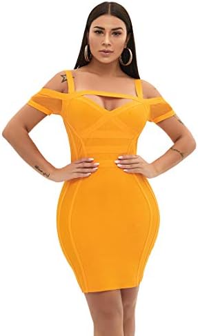 Sexy Bodycon Bandage Dress for Women Cocktail Party Clubwear
