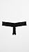 hanky panky, Signature Lace Crotchless Thong, Black, One Size (0-12)