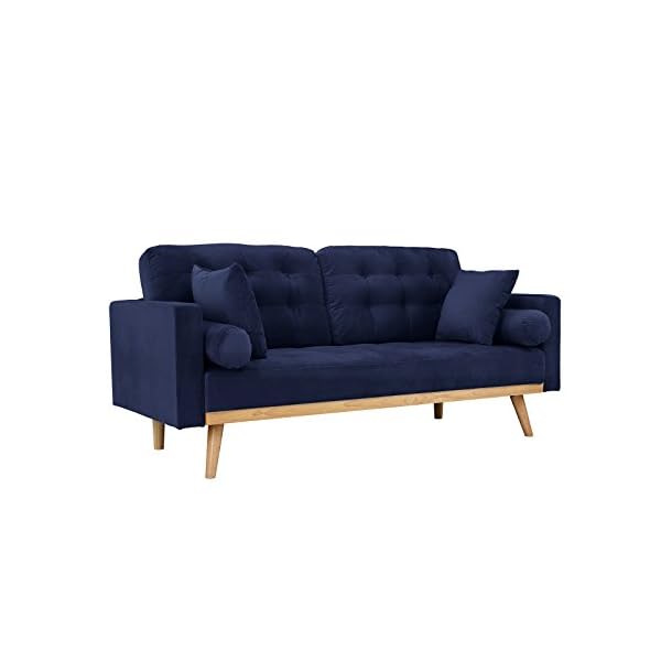 Sofamania MidCentury Sofas, Navy