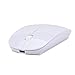 Cywulin Rechargeable Slim Silent Mouse Wireless Mouse Gaming Mouse for PC Laptop Games GD for Desktop, Laptop, PC, Pro Noteboook, (White)thumb 3