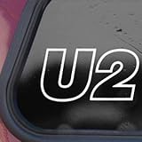 U2 White Sticker Decal ROCK BAND Wall Laptop Notebook Die-cut White Sticker Decal