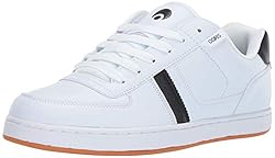 Osiris Men's Relic Skate Shoe, White/Black/Gum, 14