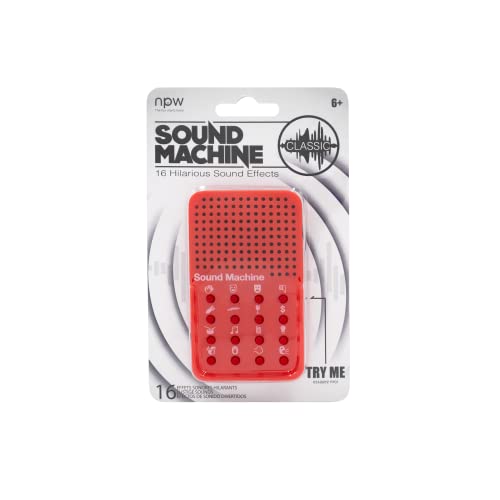 NPW Classic Sound Machine, Portable Electronic Sound Maker, Novelty