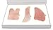 KONA Premium Gua Sha Massage Tool Set (3 Pack) - All Natural Handmade Rose Quartz Guasha Board - Spa, Acupuncture, Therapy, Trigger Point Treatment, Scraping Stone Kit