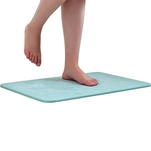 Marbrasse Bath Mat, Absorbent Diatomaceous Earth, Japanese Design