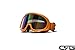 CRG Sports Motorcycle Goggle ATV Dirt Bike Off Road Racing Motocross Goggles for Men, Women, Adults