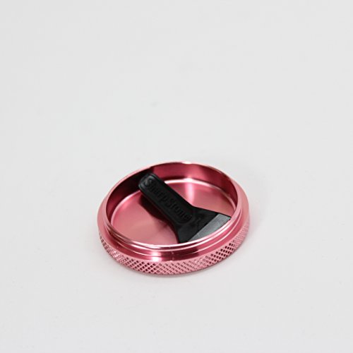 Sharp Stone Official Authentic Small 4 Piece Grinder Hard Top 1.5 Inches Pink + Free Performance Technology Wrist Band
