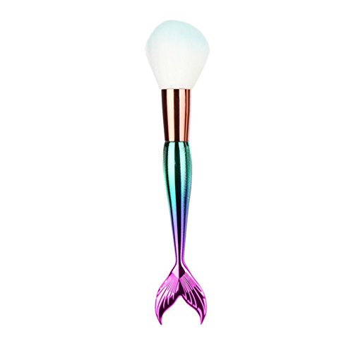 1PC Mermaid Unicorn Makeup Brushes Cheap Cosmetic Concealer Brush Cuekondy Soft Eyeshadow Foundation Powder Blush Contour Brushes (A)