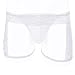 IWEMEK Mens Sexy Lace Boxer Briefs Sissy Pouch Crossdress Panties See-Through Garter Thong G-String Bikini Shorts Underwear