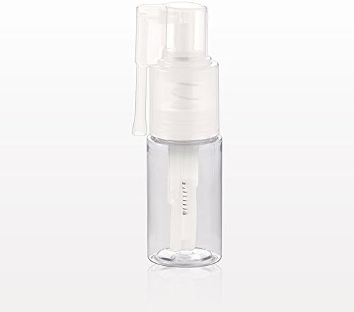 Powder Spray Bottle with Locking Nozzle, Clear 1 oz