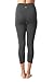 90 Degree By Reflex - High Waist Tummy Control Shapewear - Power Flex Capri - Black and Heather Charcoal 2 Pack - Large