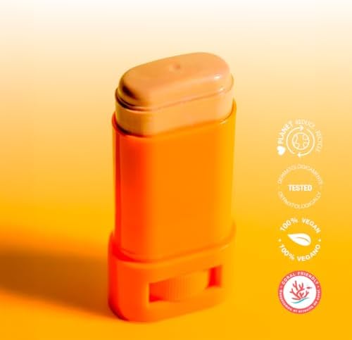 Glow Effect Stick Solar Facial SPF50+ 20 ml – Efeito Luminoso com Tahitian Monoi, Niacinamida e Manteiga de Karité - Resistente à Água