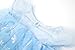 Padete Little Girls Anna Princess Dress Elsa Snow Party Queen Halloween Costume (7 Years, Blue Short Sleeve)