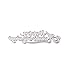 ZbFwmx Letter Thank You Mr&Mrs Best Wishes Happy Anniversary Heart Metal Cutting Dies Stencil DIY Scrapbooking Embossing Tool DIY Paper Cards Album Decoration (Happy Anniversary)
