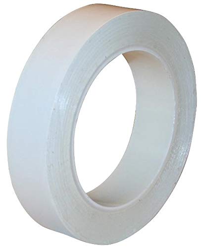 31K6DO17dGL PVC Cleanroom Tape from StaticTek | Clean Plastic Core | Strong Synthetic Rubber Adhesive | White | 1 Inch X 36 Yard…