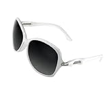 Blanco Full Frame forma de Waterdrop de colores de lentes de sol polarizadas para damas