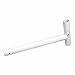 AA-Racks Model X35 Two-bar Pick-Up Truck Utility Ladder Rack, 800 lb., Matte White