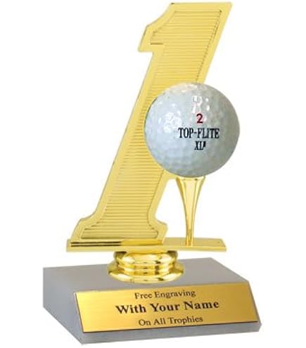 ProActive Rosewood Hole In One Trophy - Display Your Golf Achievement Ball In Style
