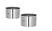 Küchenprofi 3 Kuchenprofi 4-Piece Inch Stainles Steel Food prep/Plating/Forming Rings, Silver