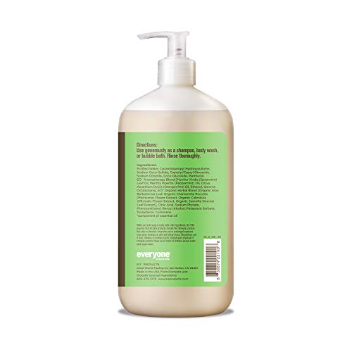 Everyone 3in1 Soap Shampoo, Body Wash, and Bubble Bath, Mint and