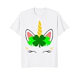 St. Patrick's Day Unicorn face T-Shirt
