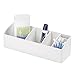 iDesign Med+ Medicine Cabinet and Vanity Organizer, 3 Compartment Storage for Vitamins, Medical Supplies, First-Aid and Makeup, 9