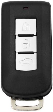 MOLMY key for 3 Button Smart Remote Key Shell Case Fob for Mitsubishi Lancer Outlander ASX 2008-2016