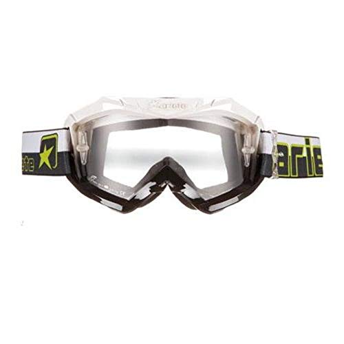 Ariete Colors 07 Line MX Goggles Black/White (Black, OSFM)