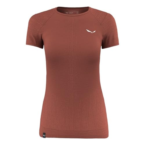 Salewa Zebru M Warm AMR Camiseta W, Etruscan Red, XL