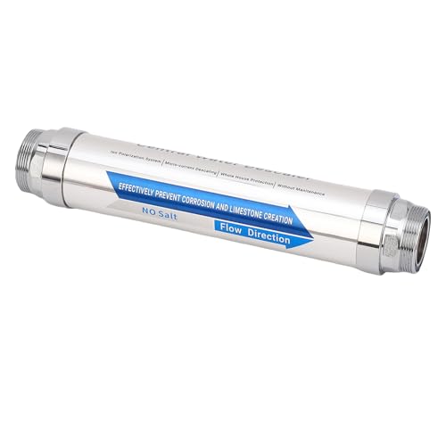 Julihai Addolcitore Acqua Senza Sale, Anticalcare Magnetico in Acciaio Inossidabile per Tubi e Riscaldatori, Prevenzione del Calcare da 32 a 212 Fahrenheit (3/4 pollici (DN20))