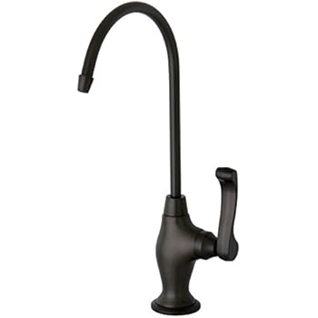 Kingston Brass Gourmetier KS3195FL Royale Single Handle Water Filtration Faucet with 4-3/4-Inch Spout Reach, Oil Rubbed Bronze