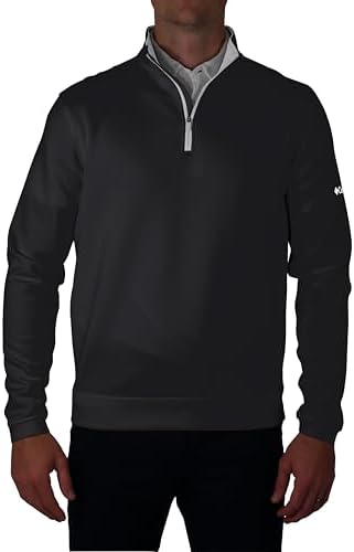 Amazon.com: Three Sixty Six Men's Therma Quarter Zip Pullover - 1