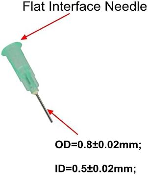 Dispensing needle, blunt tip 21G x1", flat interface (pack of 50)